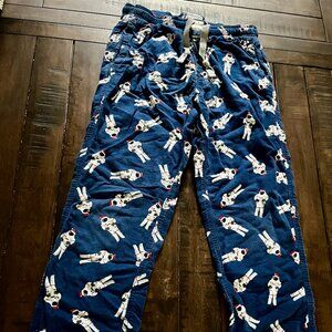 Mens American Eagle XS Flannel Pajama Pants - Astronaut Theme